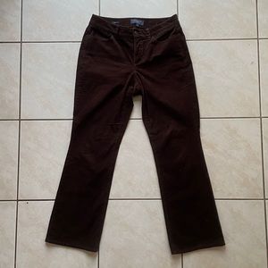 Bootcut flared corduroy pants